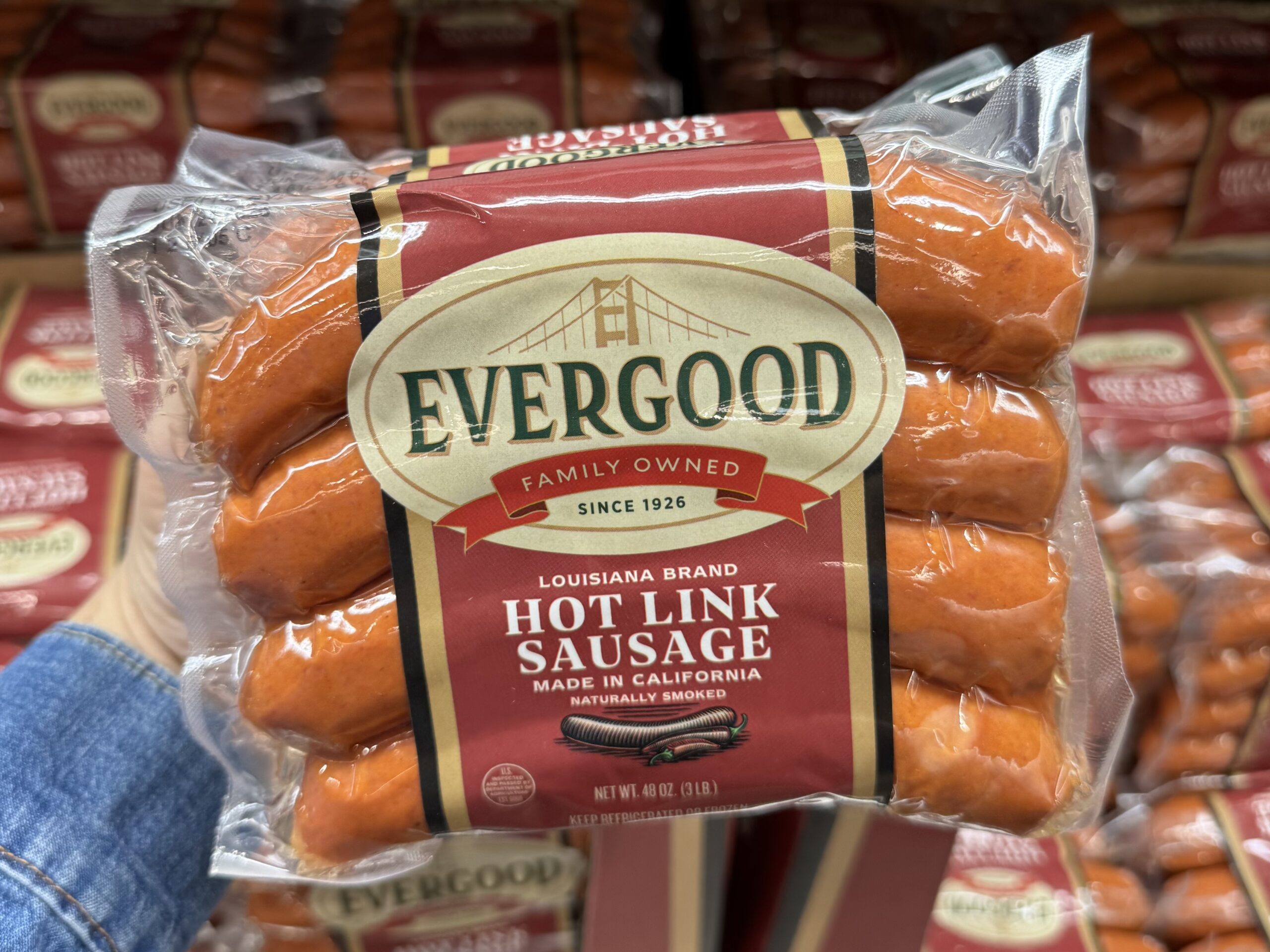 Evergood Louisiana Brand Hot Link Sausage