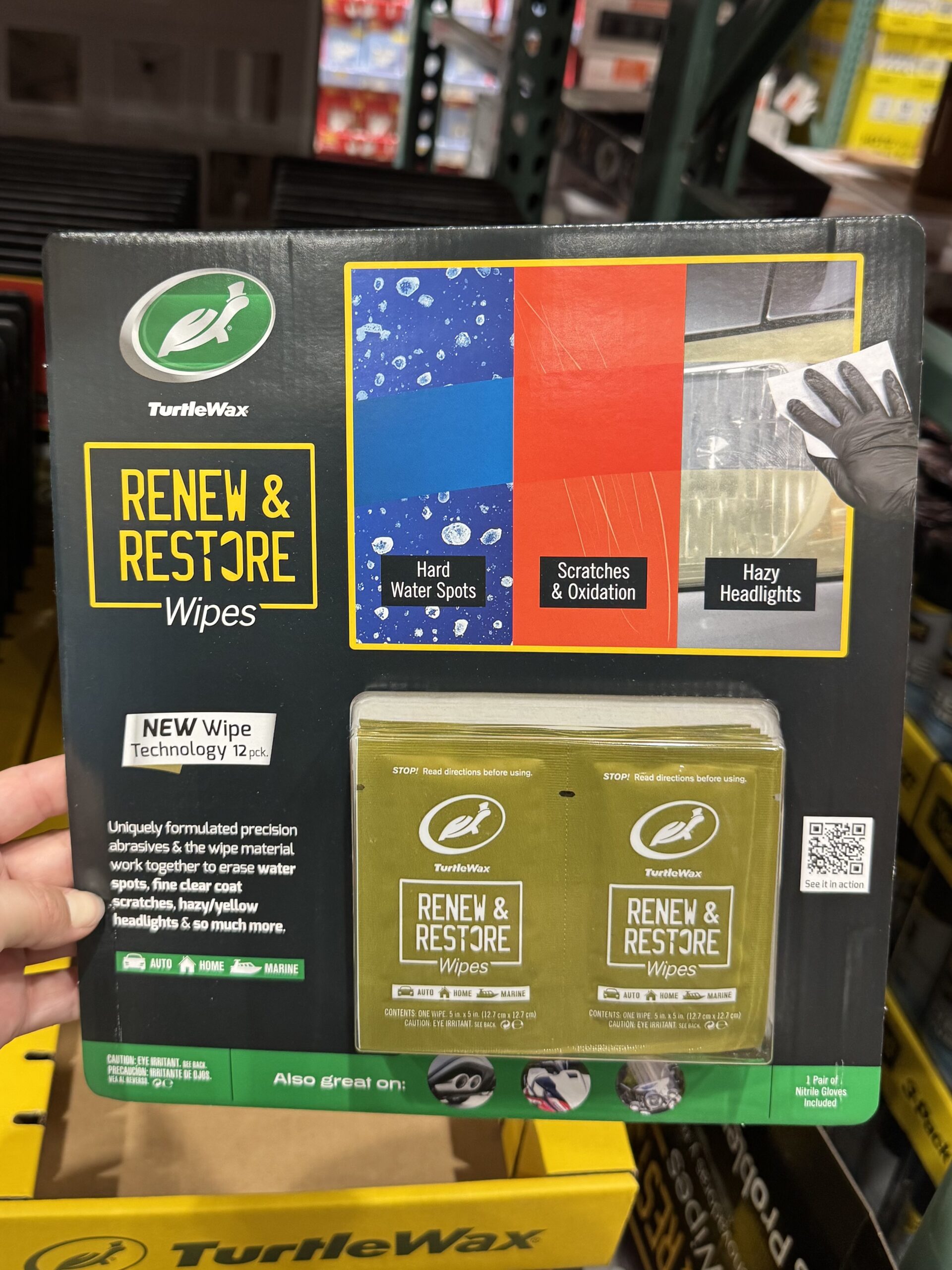 Turtle Wax Renew & Restore Wipes