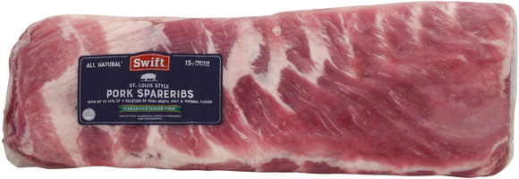 Swift Natural St. Louis Style Pork Spareribs Fresh