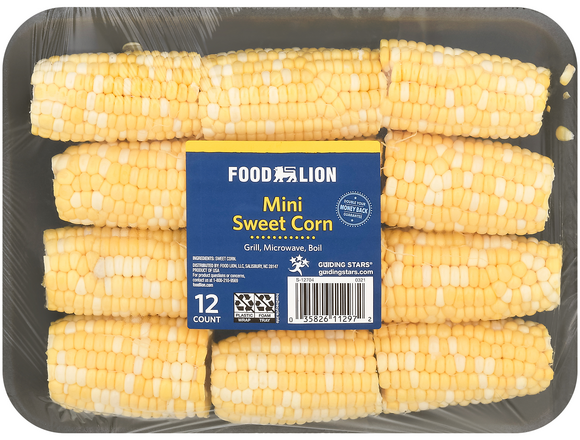 Food Lion Mini Sweet Corn - 12 ct