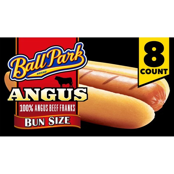 Ball Park Bun Length Hot Dogs, Angus Beef, 8 Count: $7.24 - $6.48