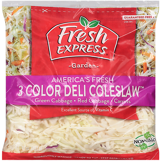 Fresh Express Garden America's Fresh 3 Color Deli Coleslaw