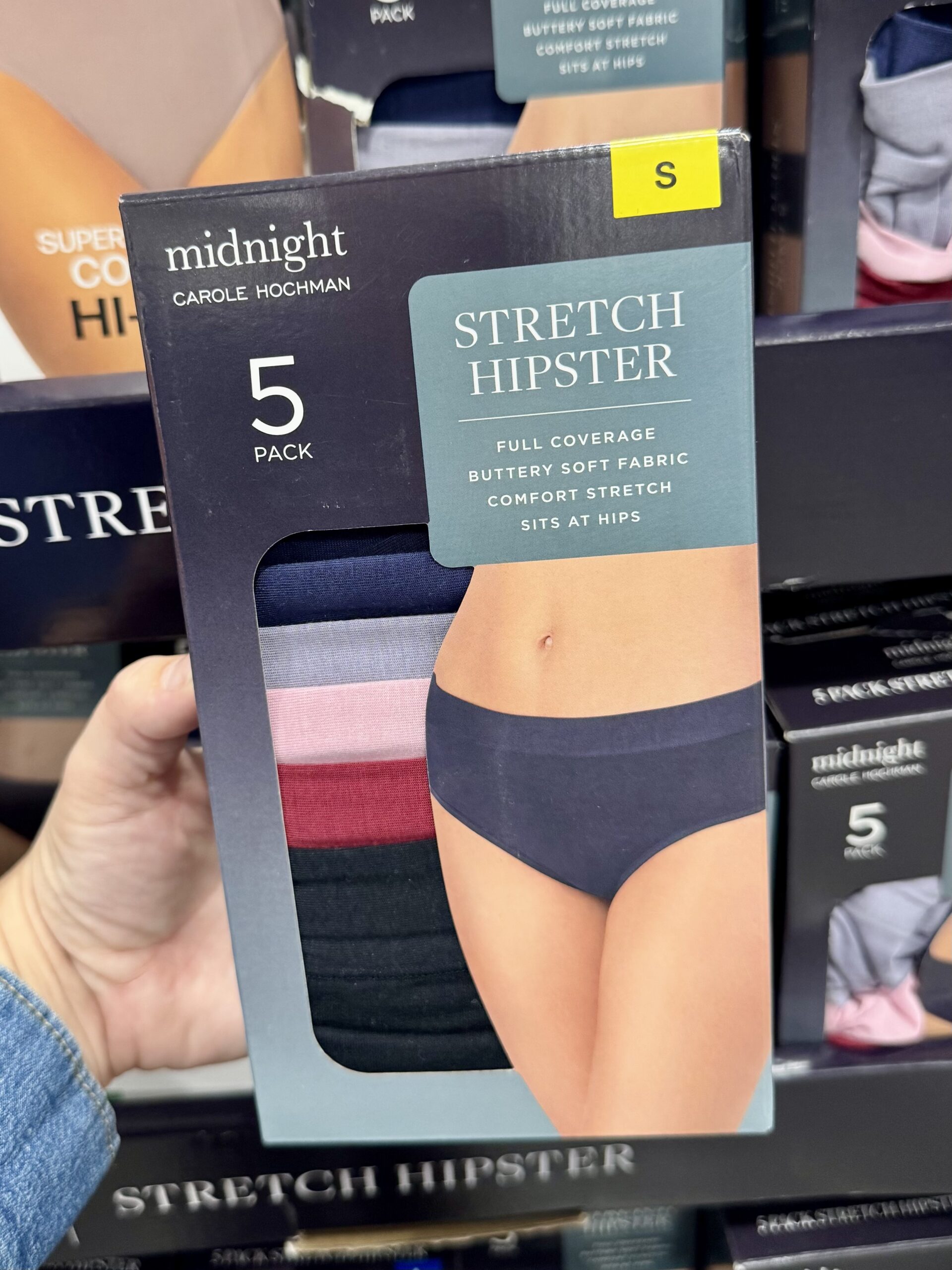 Midnight Carole Hochman Stretch Hipster