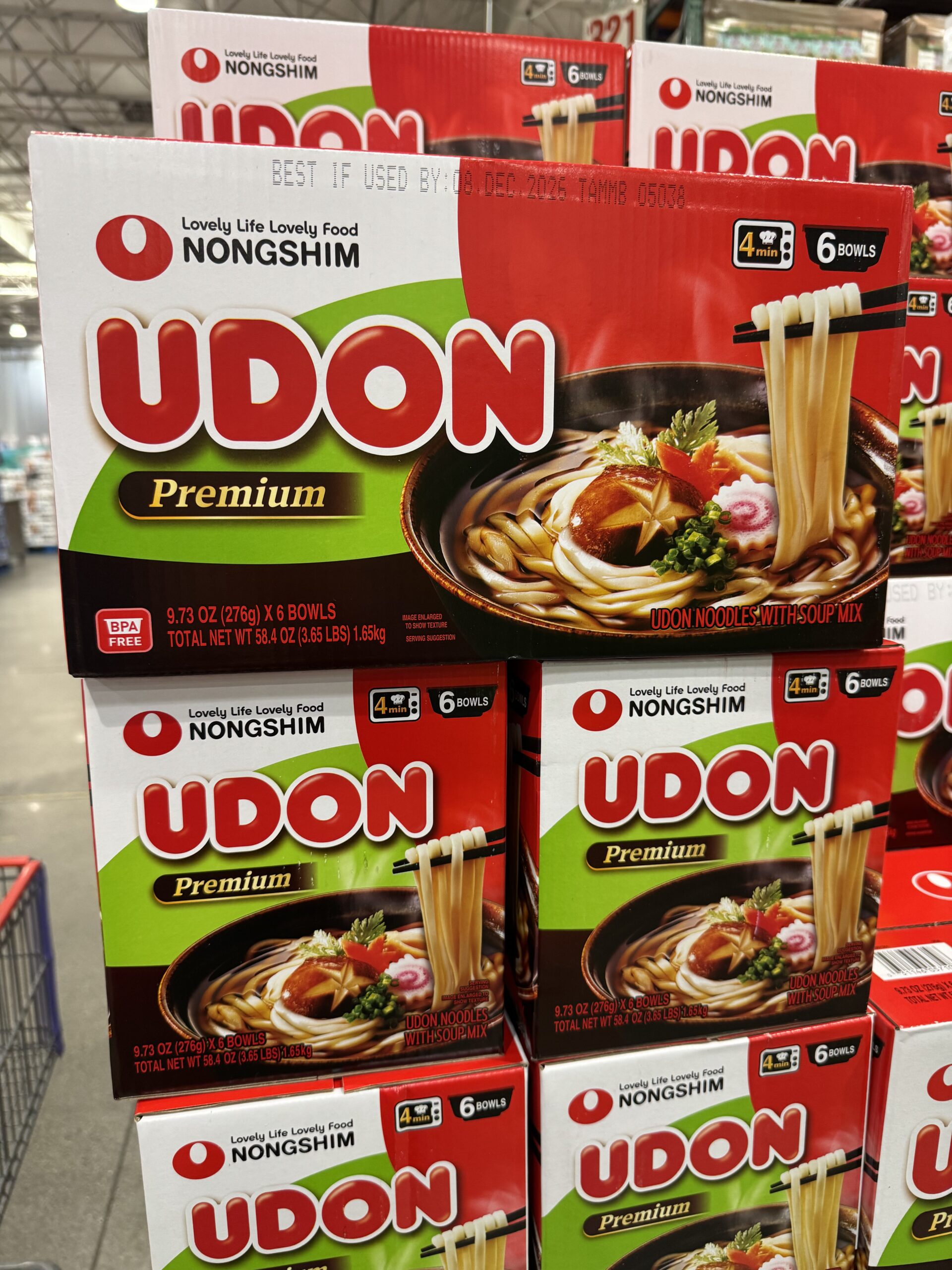 Nongshim Premium Udon Bowls