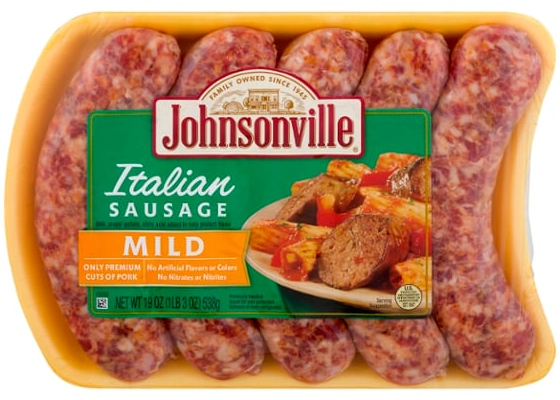 Johnsonville Mild Italian Sausage - 5 ct