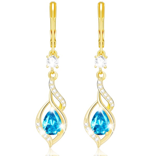 Apsvo Birthstone Drop Earrings - $9.99