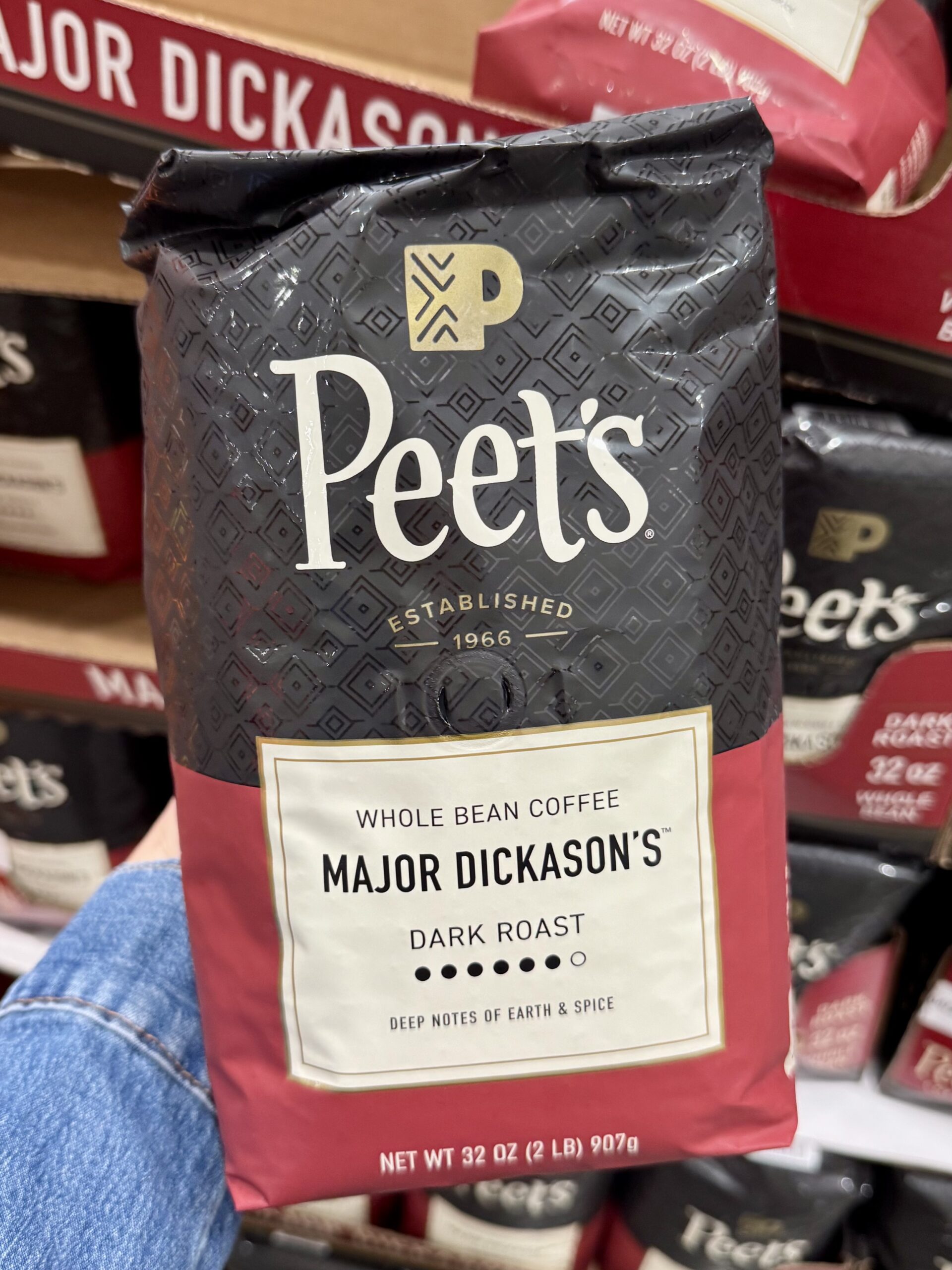 Peet's Major Dickason's Dark Roast Whole Bean Coffee