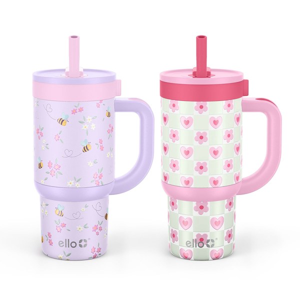 Ello Oasis 14 oz Kids Tumblers (2-pack) — $26.96 (Exp: 05/31/26)