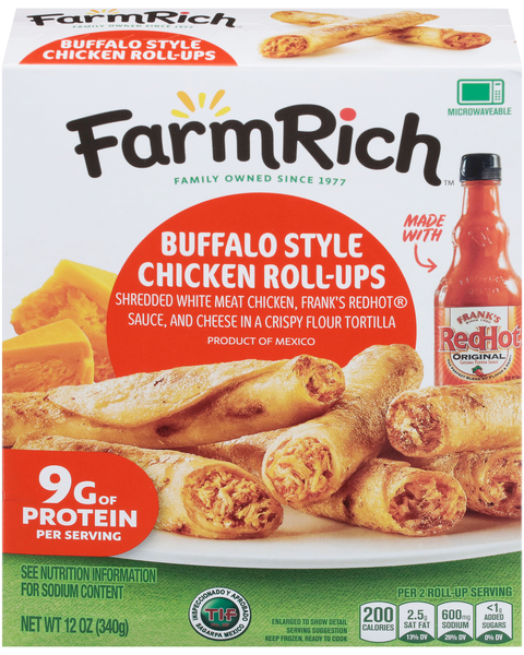 Farm Rich Buffalo Style Chicken Roll-Ups
