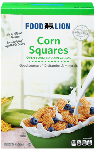 Food Lion Corn Squares Cereal