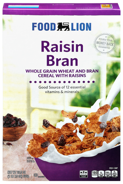 Food Lion Raisin Bran Cereal