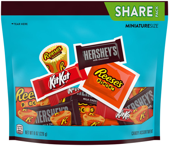 Hershey's KIT KAT & Reese's Miniature Size Assorted Candy Share Pack