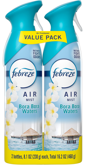Febreze AIR Mist Bora Bora Waters Freshener Trigger Spray - 2 ct