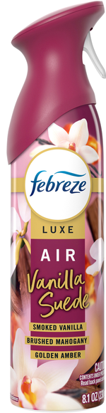 Febreze AIR Mist Luxe Vanilla Suede Freshener Trigger Spray