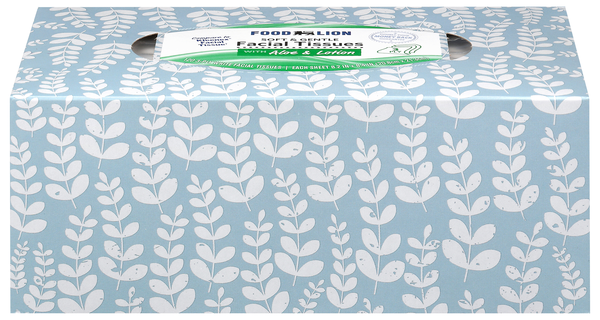 Food Lion Soft & Gentle 3-Ply Facial Tissues with Aloe & Lotion
