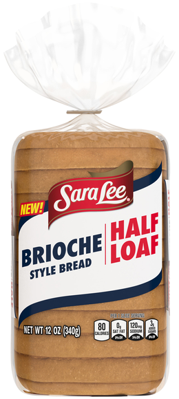 Sara Lee Brioche Style Thick Sliced Bread Half Loaf