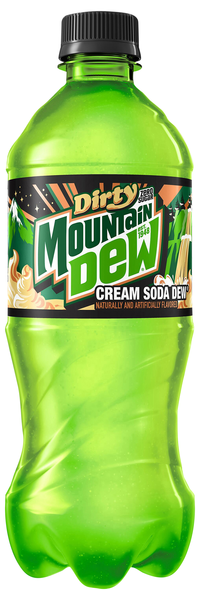 Dirty Mountain Dew Zero Sugar Cream Soda
