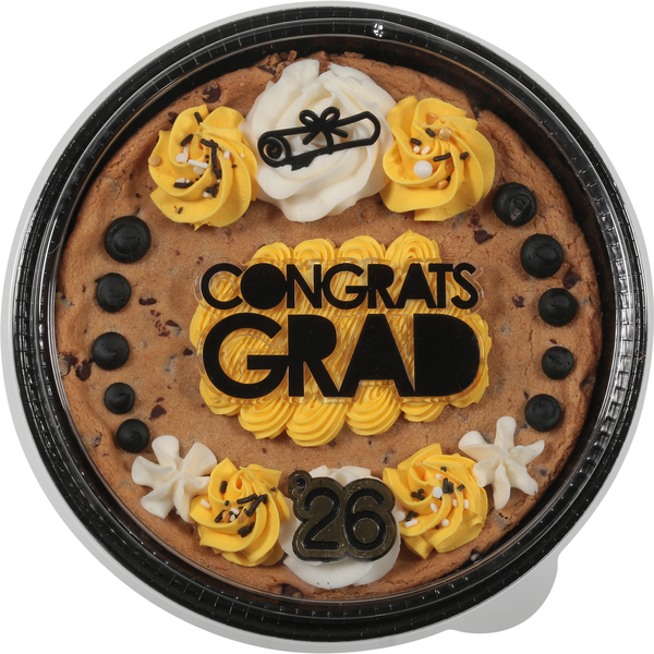 Food Lion Bakery Graduation Chocolate Chip Message Cookie Cake 9 Inch