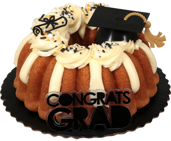 Food Lion Bakery Graduation Lemon Bundt Cake with Cream Cheese Frosting