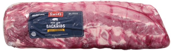 Swift Natural Pork Loin Back Ribs