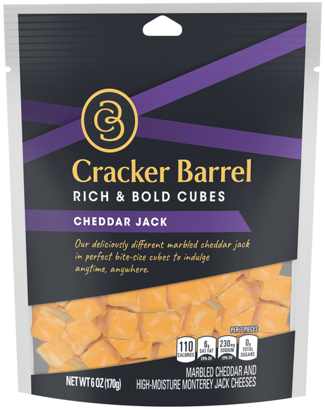 Cracker Barrel Cheddar Jack Cheese Cubes