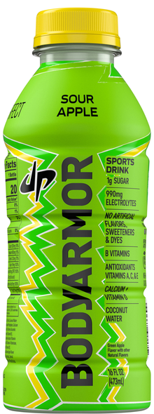 BODYARMOR Dude Perfect Sour Apple Electrolyte Sports Drink