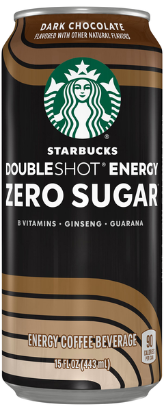 Starbucks Doubleshot Zero Sugar Dark Chocolate Energy Coffee Beverage