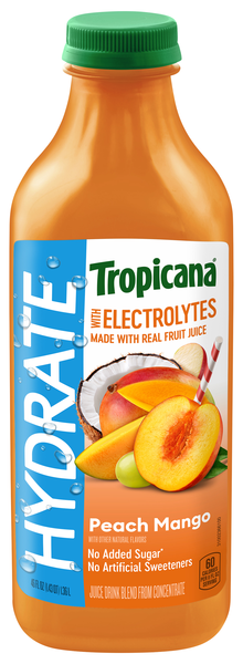 Tropicana Hydrate Peach Mango with Electrolytes Drink