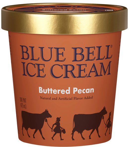 Blue Bell Buttered Pecan Ice Cream