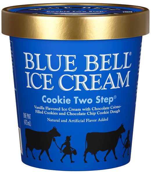Blue Bell Cookie Two Step Ice Cream