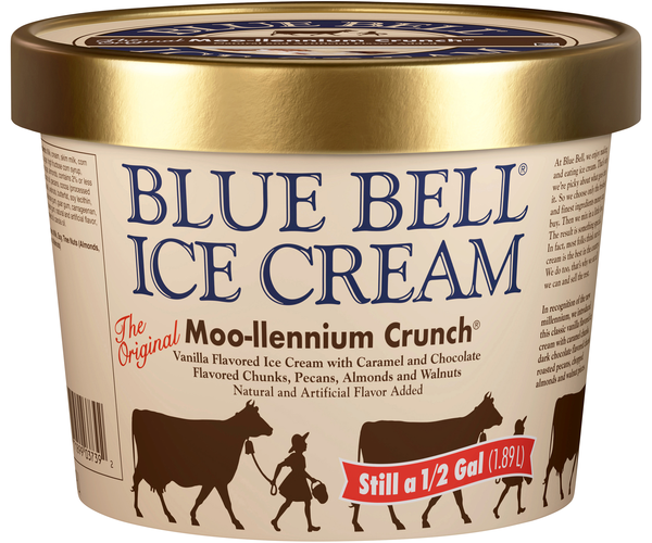 Blue Bell The Original Moo-llennium Crunch Ice Cream