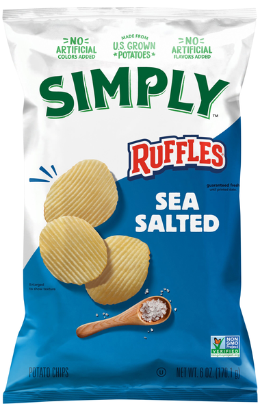 Simply Ruffles Sea Salt Potato Chips