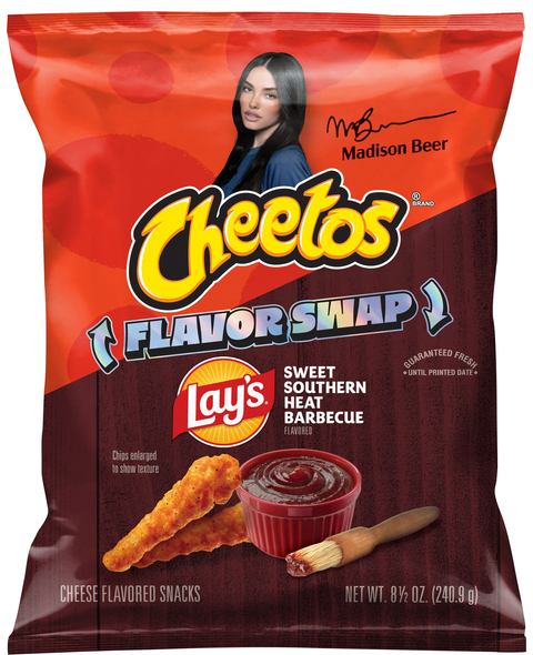Cheetos Flavor Swap Sweet Southern Heat Barbecue Cheese Snacks
