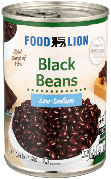 Food Lion Low Sodium Black Beans