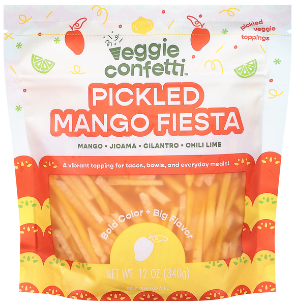 Veggie Confetti Mango Fiesta Pickled Veggie Toppings