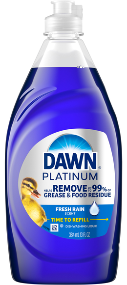 Dawn Platinum Fresh Rain Scent Liquid Dish Soap