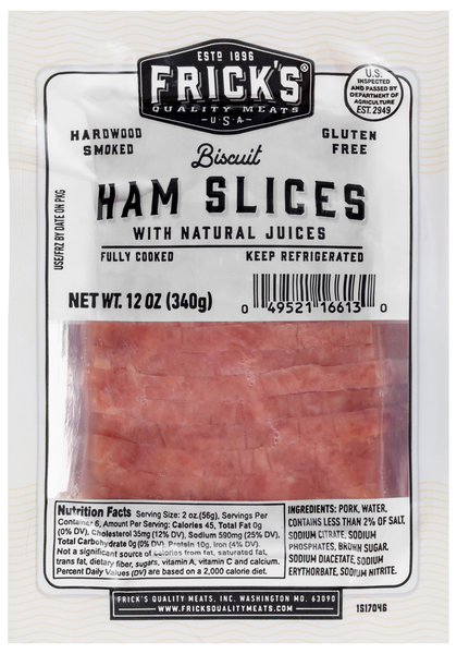 Frick's Biscuit Sliced Ham Slices