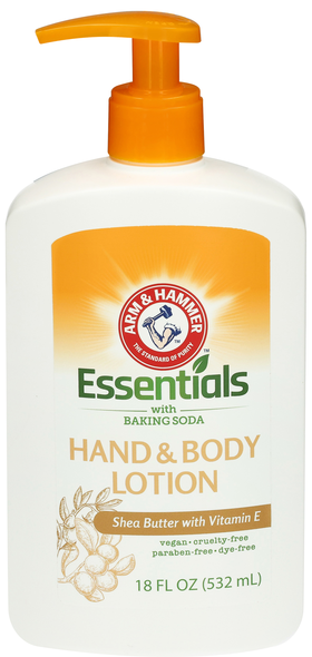 Arm & Hammer Essentials Shea Butter with Vitamin E Hand & Body Lotion Pump