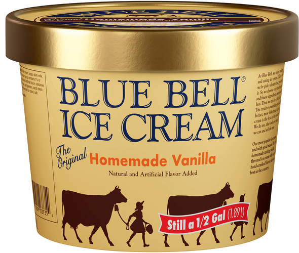 Blue Bell Homemade Vanilla Ice Cream