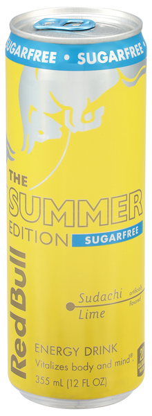 Red Bull The Summer Edition Sugar Free Sudachi Lime Energy Drink
