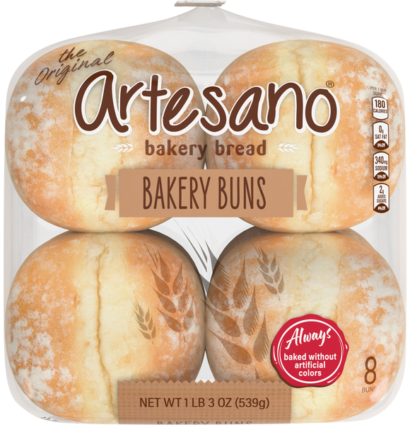 Artesano Bakery Buns - 8 ct