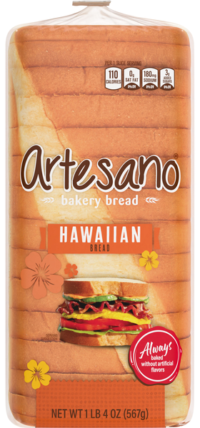 Artesano Hawaiian Bakery Bread Sliced