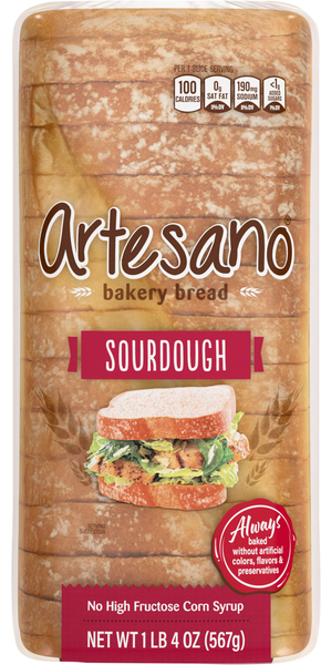 Artesano Sourdough Bakery Bread Sliced