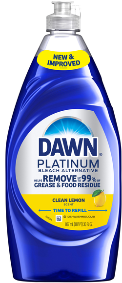 Dawn Platinum Clean Lemon Liquid Dish Soap