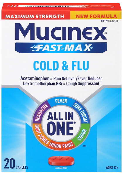Mucinex Fast Max Cold & Flu Caplets