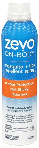 Zevo On-Body Odorless Mosquito + Tick Repellent Continuous Spray