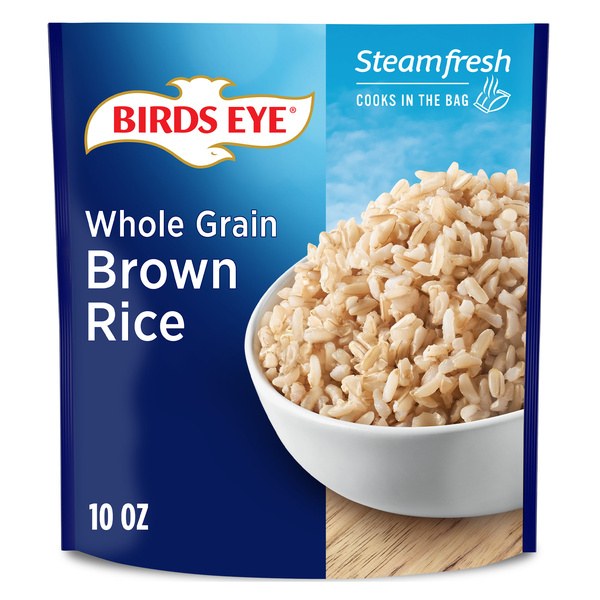 Birds Eye Steamfresh Whole Grain Brown Rice, Frozen Side, 10 oz. Bag | $1.49 - 99¢