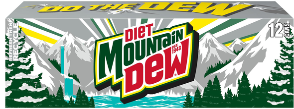 Diet Mtn Dew Original Soda - 12 pk