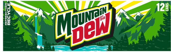 Mtn Dew Original Soda - 12 pk