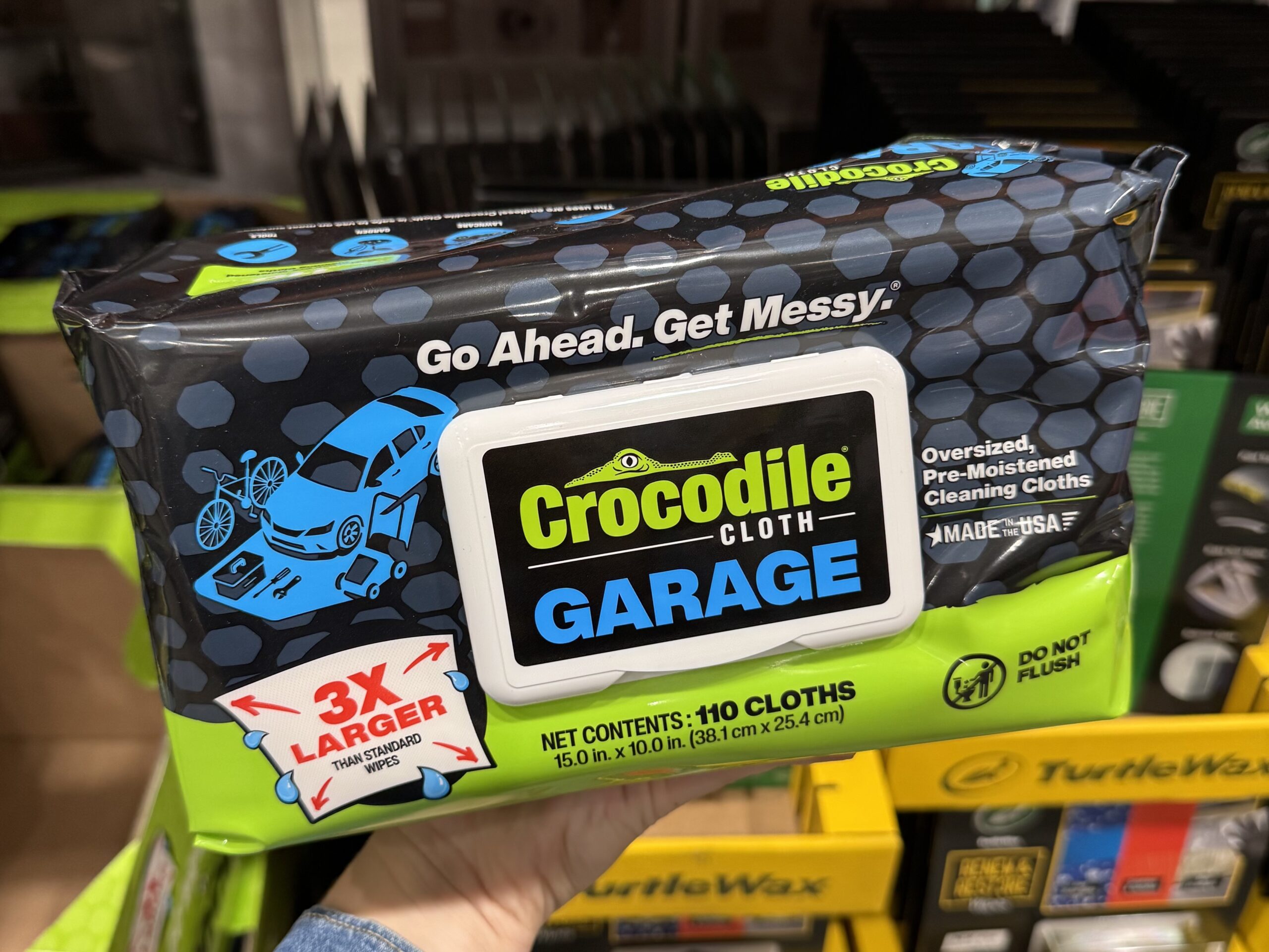 Crocodile Cloth Garage Cleaning Cloths